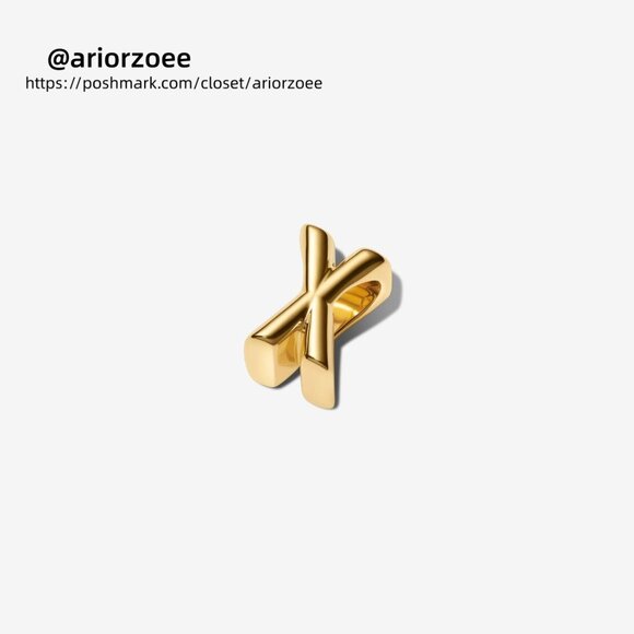 Pandora Letter X Alphabet Charm - Picture 2 of 5